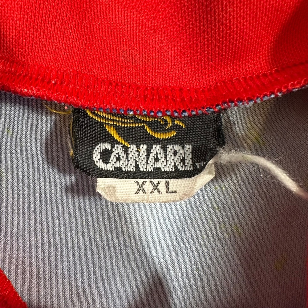 Canari Saturn SST Cycling Tour Jersey XXL Mens Blue Yellow American Cancer Soc‎ - Picture 6 of 7